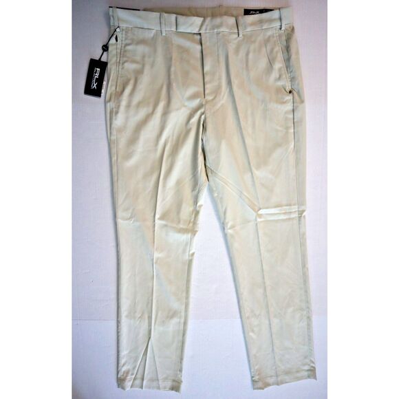 RLX Ralph Lauren Men's Sz 36x32 Basic Sand/Beige Tailored Fit Golf Pants - Picture 1 of 11